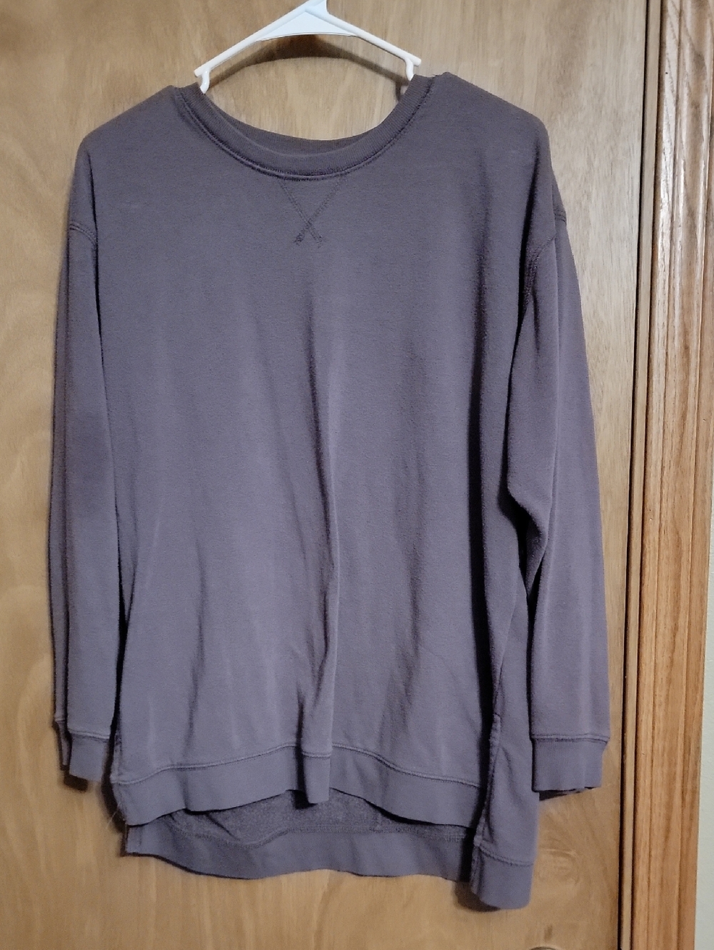 Maurices Women's Crewneck Sweatshirt in Mauve-Taupe